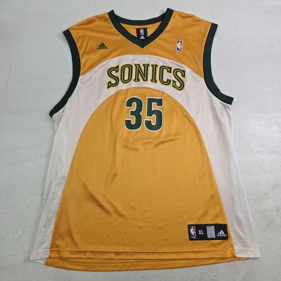 Vintage Adidas NBA Seattle SuperSonics Kevin Durant #35 Jersey Swings Men's XL
